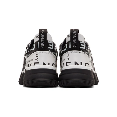 Shop Givenchy Black & White Basse Jaw Sneakers In Black/white