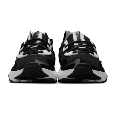 Shop Y-3 Black Zx Torsion Sneakers In Blkwhtblk