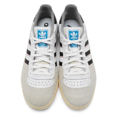 Shop Adidas Originals White Handball Top Sneakers In Whtnvpink