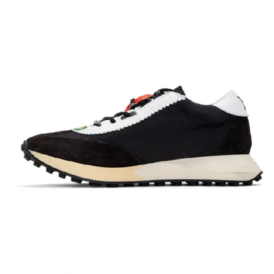 Shop Off-white Black And White Running Sneakers In 1001 Blkwht