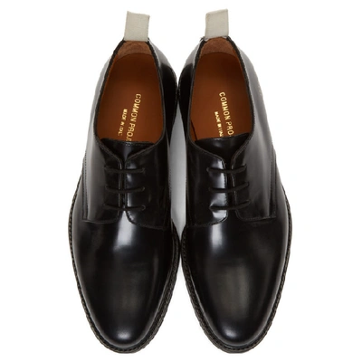 Shop Common Projects Black Standard Lace-up Derbys In 7547 Black