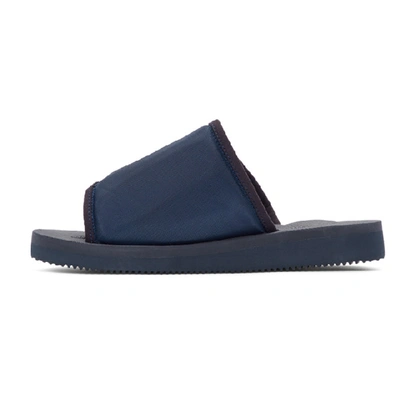 Shop Suicoke Navy Kaw-cab Sandals