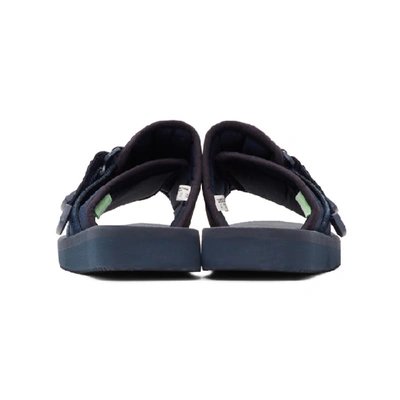 Shop Suicoke Navy Kaw-cab Sandals