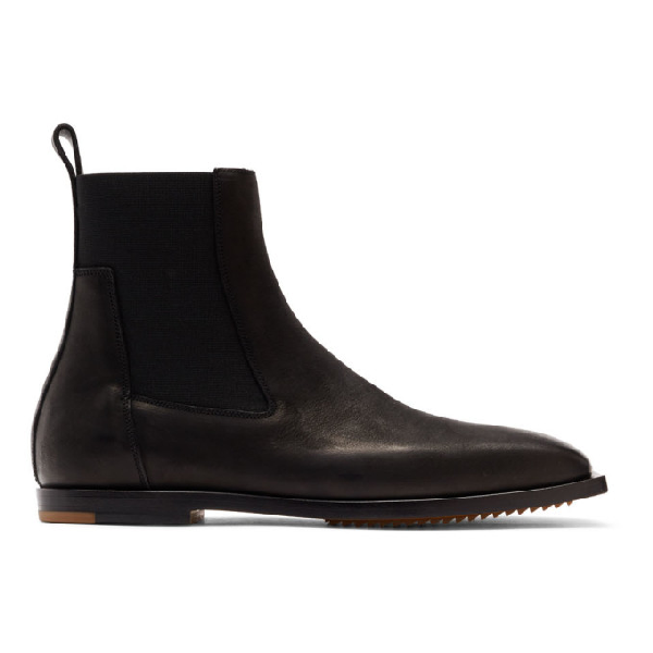 square toe flat boots