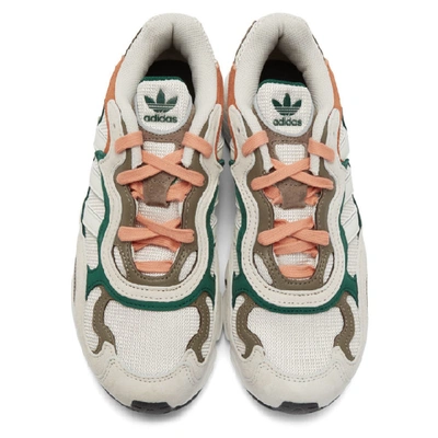 Shop Adidas Originals Grey And Orange Temper Run Sneakers In Rawwhtcrysb