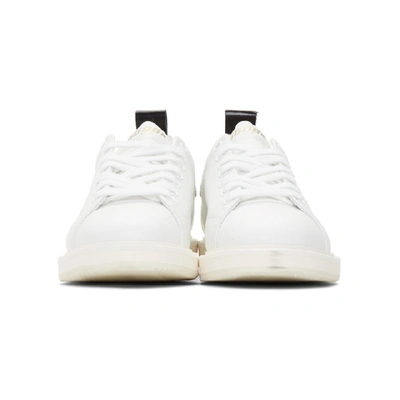 Shop Golden Goose White Starter Sneakers In White-white