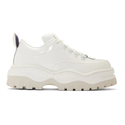 Shop Eytys White Patent Angel Sneakers