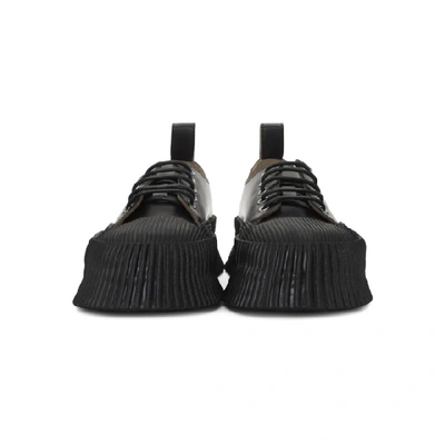 Shop Jil Sander Black Vulcanized Sneakers In 1black