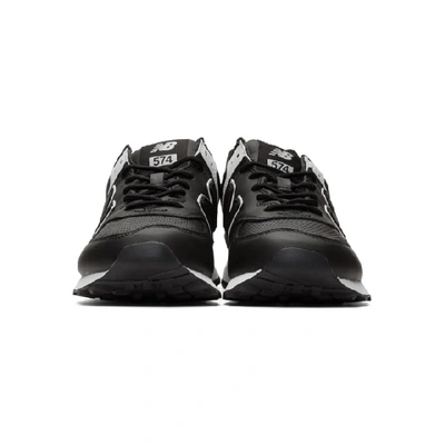 Shop Junya Watanabe Black New Balance Edition 574 Steer Sneakers In 1 Black