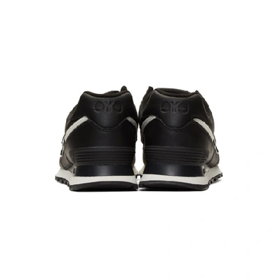 Shop Junya Watanabe Black New Balance Edition 574 Steer Sneakers In 1 Black