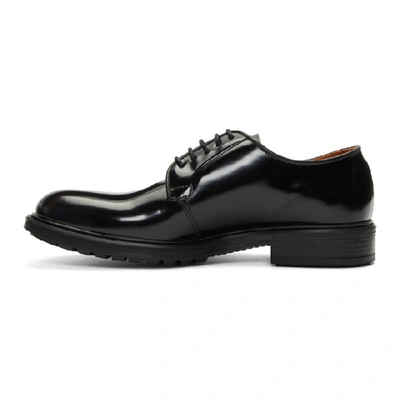 Shop Officine Generale Black Commando Sole Derbys