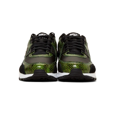 Shop Nike Black Air Max 90 Qs Sneakers