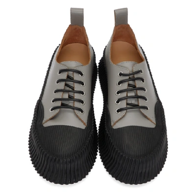 Shop Jil Sander Grey Vulcanized Sneakers In Antick 764 Grigio