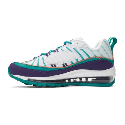 Shop Nike Purple And Blue Air Max 98 Sneakers