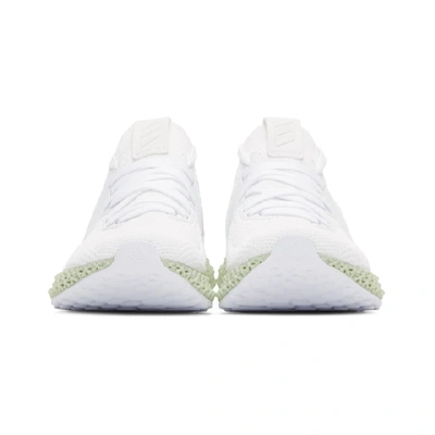 Shop Adidas Originals White Alphaedge 4d Sneakers