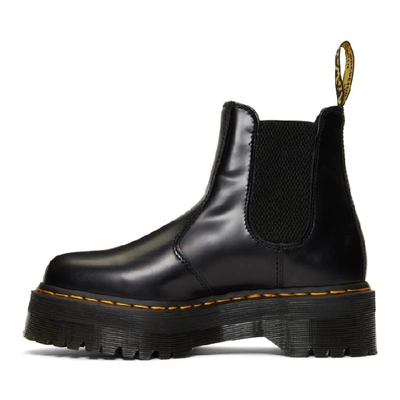 Shop Dr. Martens' Black 2976 Quad Chelsea Boots