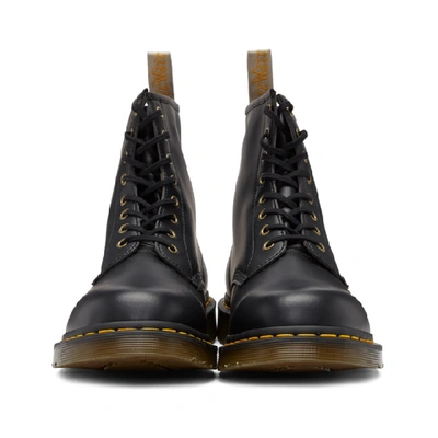 Shop Dr. Martens' Dr. Martens Black Vegan 1460 Boots