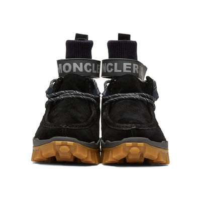 Shop Moncler Black Henke Boots In 998