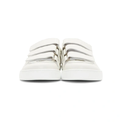 Shop Gucci White New Ace Sneakers In 9062 White