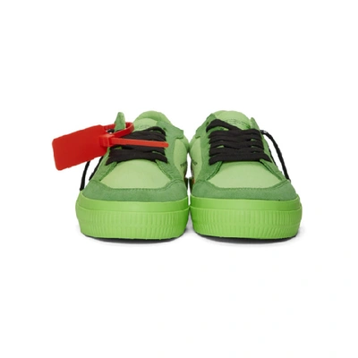 Shop Off-white Ssense Exclusive Green Low Vulcanized Sneaker In 4010 Green