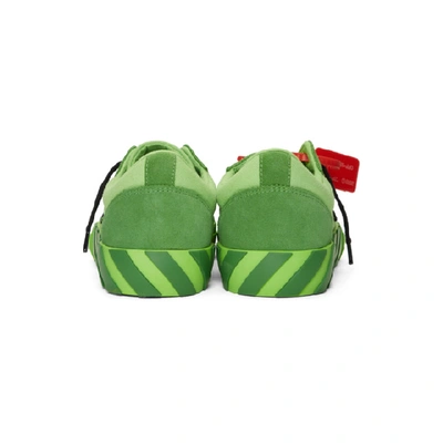 OFF-WHITE SSENSE 独家发售绿色硫化运动鞋