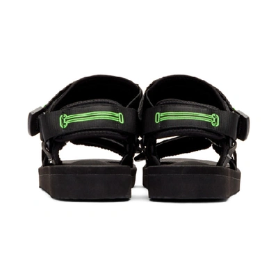 Shop Aries Black Suicoke Edition Depa Cab Sandals