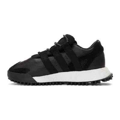 Shop Adidas Originals By Alexander Wang Black Wangbody Run Sneakers In Blk/wht