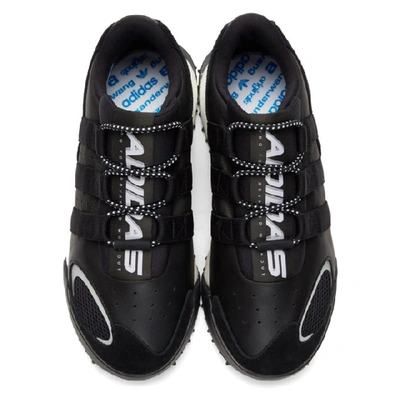 Shop Adidas Originals By Alexander Wang Black Wangbody Run Sneakers In Blk/wht