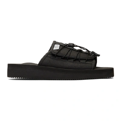 Shop Suicoke Black Olas-an Sandals