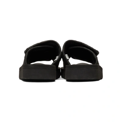 Shop Suicoke Black Olas-an Sandals