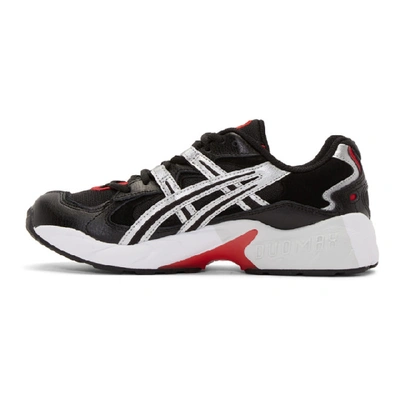 Shop Asics Black And Silver Gel-kayano 5 Og Sneakers In Black/silve