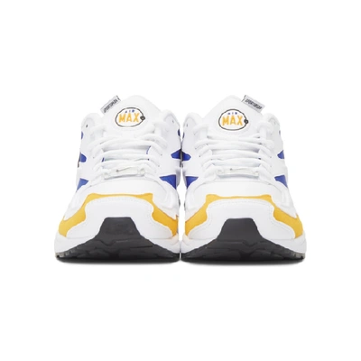 Shop Nike White And Blue Air Max 2 Light Sneakers In 102whtgldry