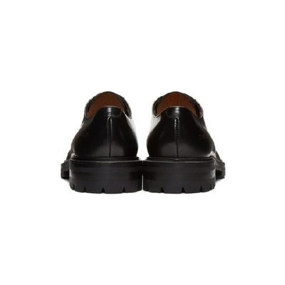 Shop Common Projects Black Leather Derbys