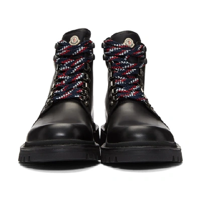 Moncler Black Isaac Lace-up Boots In 238-999.blk | ModeSens