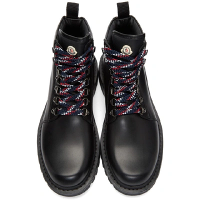 Moncler Black Isaac Lace-up Boots In 238-999.blk | ModeSens