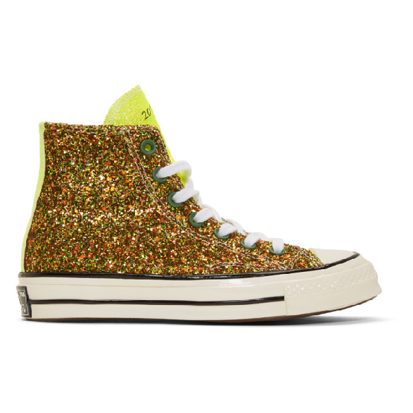glitter chuck taylor high tops