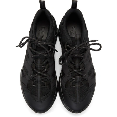 Shop Burberry Black Union Sneakers