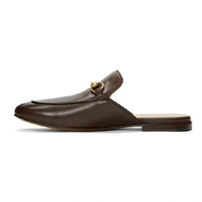 Shop Gucci Brown Kings Slip-on Loafers In 2024 Brown