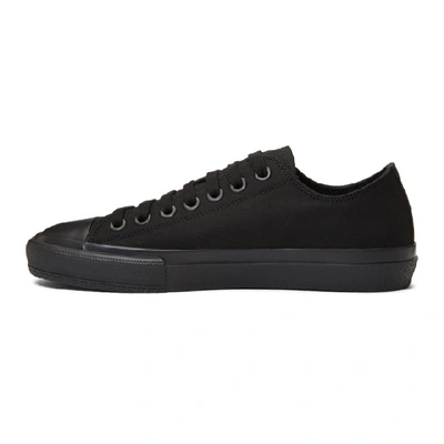 Shop Burberry Black Larkhall Logo Sneakers In Blk Archbei