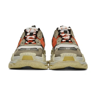 Shop Balenciaga Multicolor Triple S Sneakers In 4365 Bleu/g