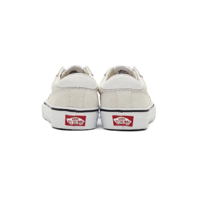 Shop Vans White Suede Sport Sneakers