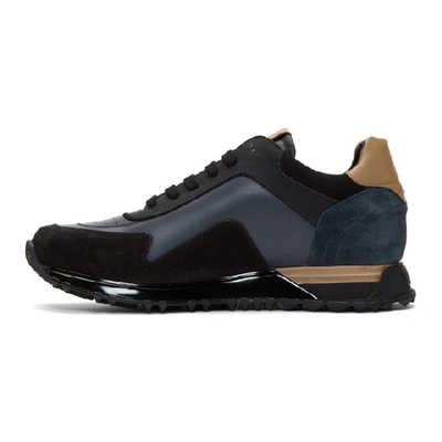 Shop Fendi Navy Retro Sneakers