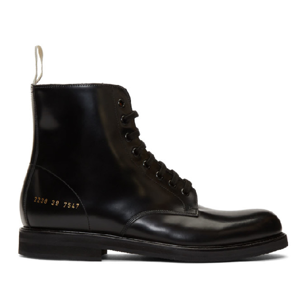 common projects zipper combat boot
