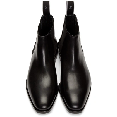 Shop Ps By Paul Smith Black Gerald Chelsea Boots In 79 Black