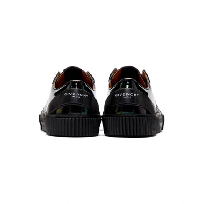 Shop Givenchy Black Basse Tennis Light Sneakers In 001 Black