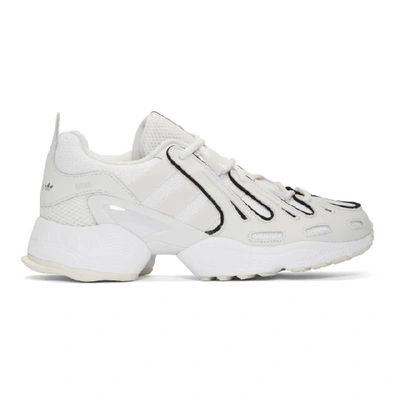 Shop Adidas Originals White Qzt Gazelle Sneakers In Cryswhtcblk