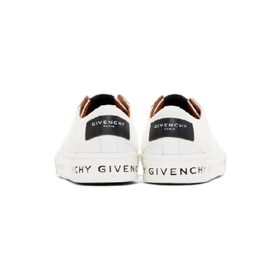 Shop Givenchy White Basse Tennis Light Sneakers In 100 White