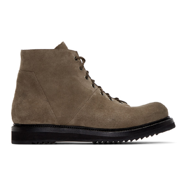 rick owens suede boots