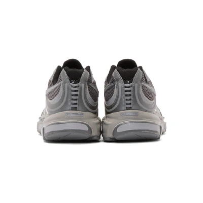 Shop Vetements Grey Reebok Edition Spike Runner 200 Sneakers