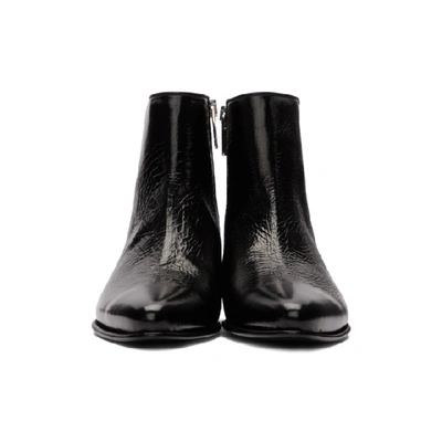 Shop Givenchy Black Dallas Zip-up Boots In 001 Black